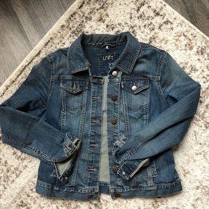 EUC LOFT denim jacket size small